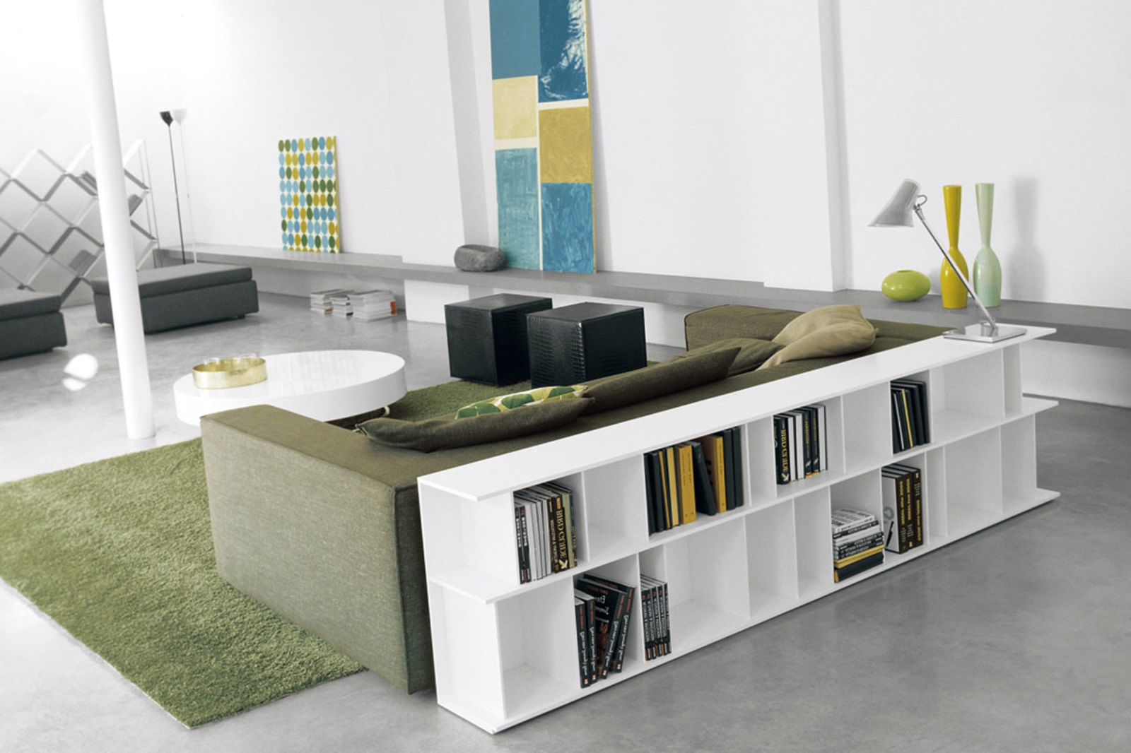 Cattelan Italia Wally bookcase online sale on Mobilcasa Pisa