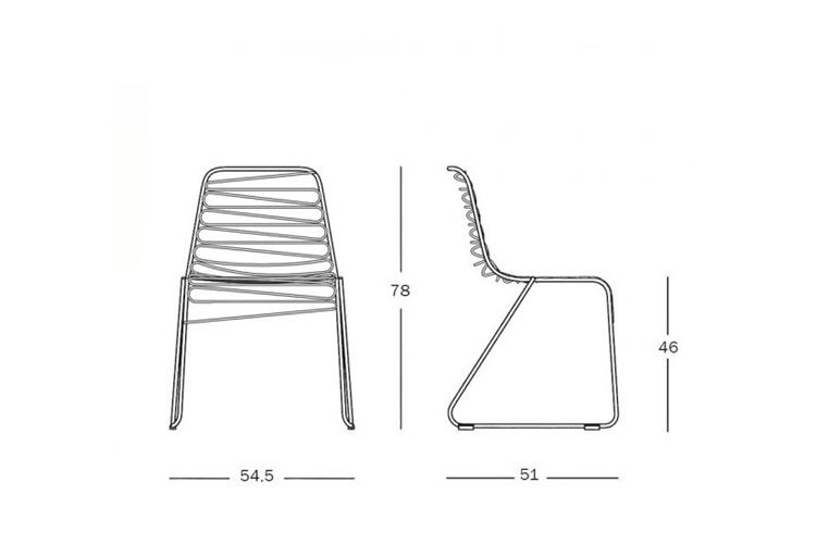 Magis Flux Sedia Chair Online Sale On Mobilcasa Pisa