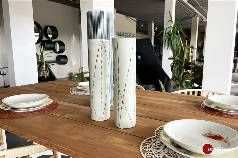 Adriani & Rossi Punto vaso in ceramica dipinto a mano