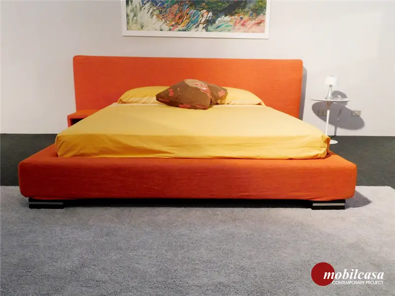 Altrenotti Kabuki letto imbottito arancione