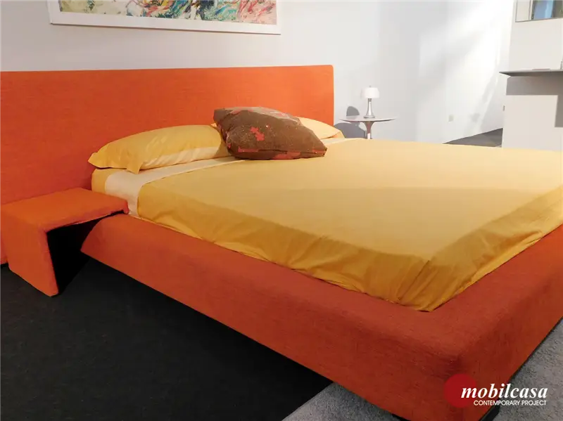 Altrenotti Kabuki letto imbottito arancione