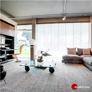 Amini Perla Tappeto White Silver 420x360 cm.