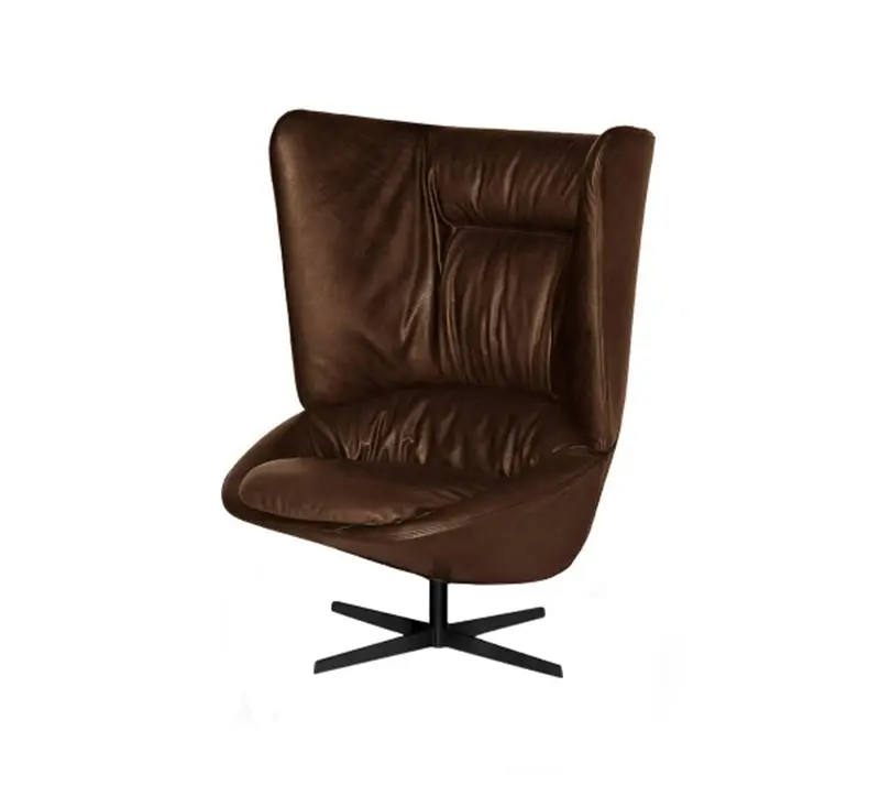 Arflex Ladle - Schienale alto e basamento girevole a razze