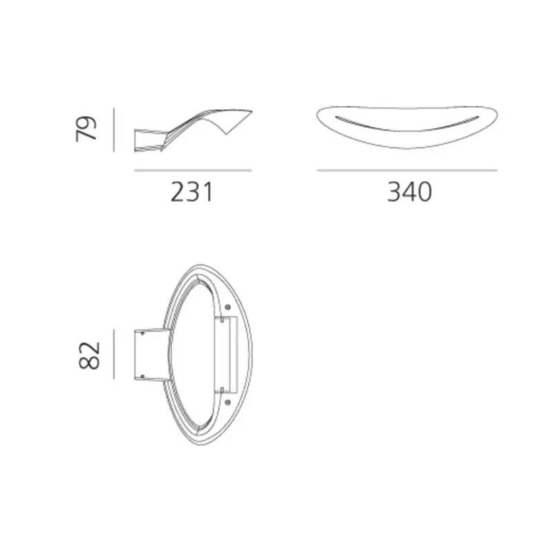 Artemide Mesmeri Led lampada da parete - Bianco