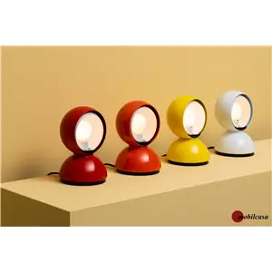 Artemide Eclisse lampada da tavolo – rosso