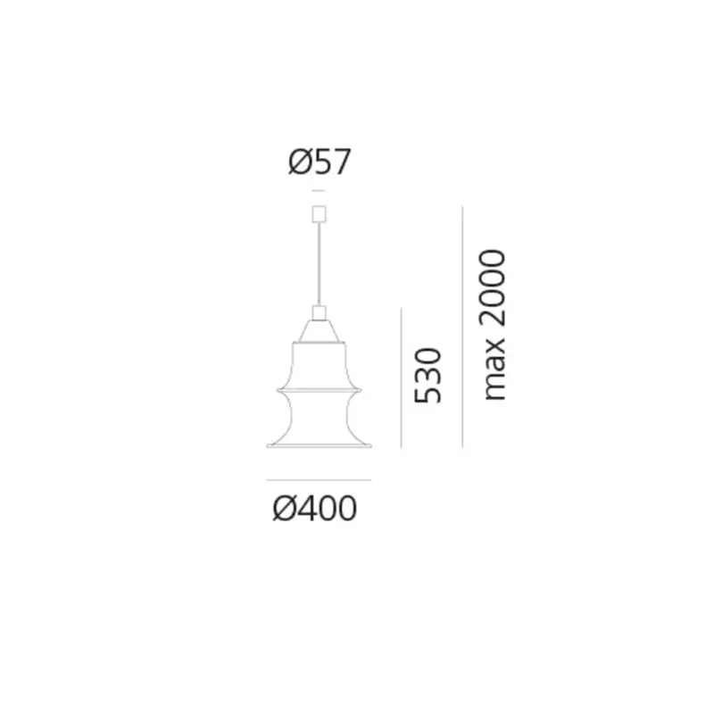 Artemide Falkland 53 lampada a sospensione