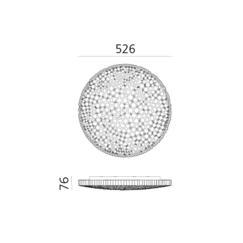 Artemide Calipso 2700k lampada da parete