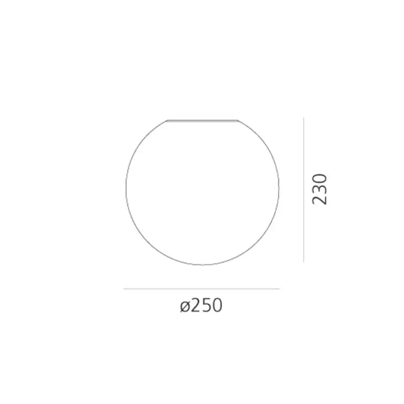 Artemide Dioscuri 25 cm lampada da parete/soffitto