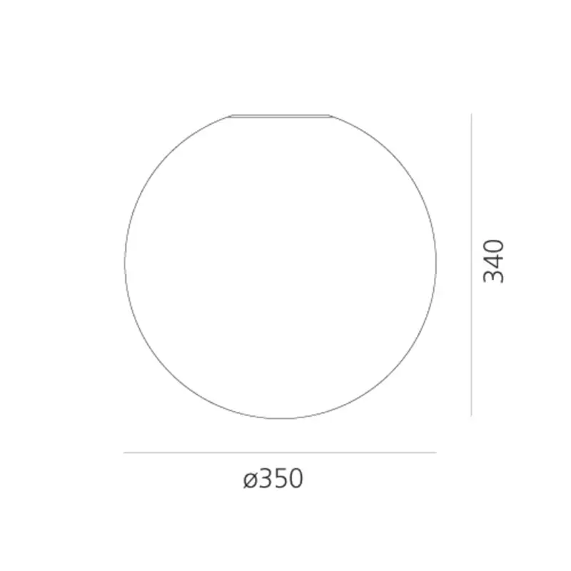 Artemide Dioscuri 35 cm lampada da parete/soffitto