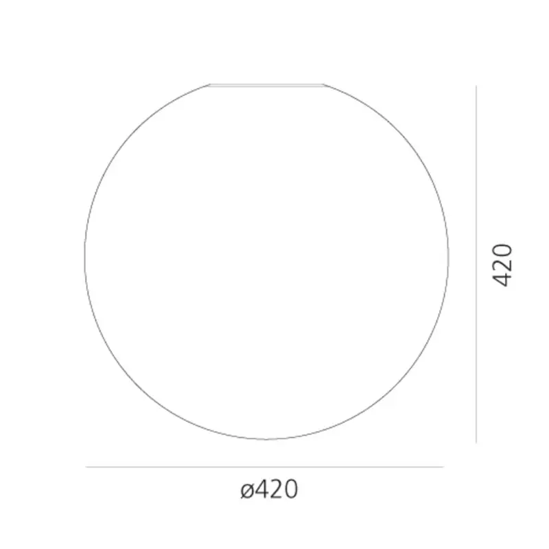 Artemide Dioscuri 42 cm lampada da parete/soffitto