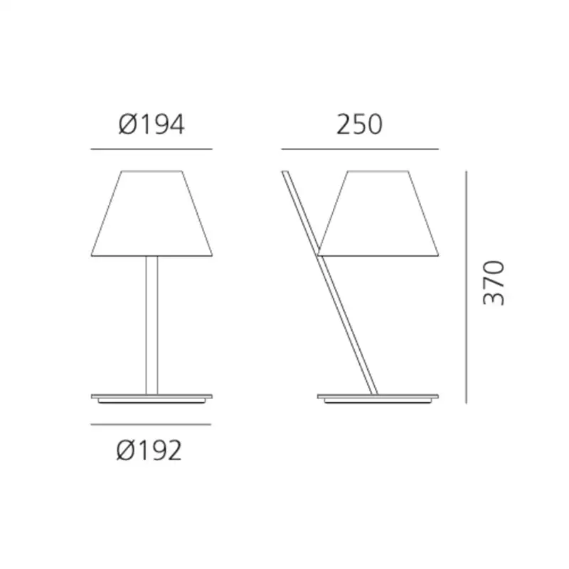 Artemide Petite lampada da tavolo - Nero