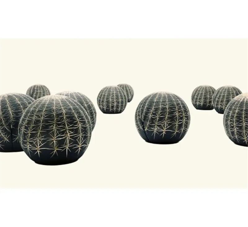 Baleri Italia Tattoo Pouf Cactus