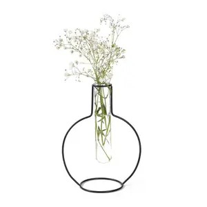 Balvi Round Silhouette Vaso - nero