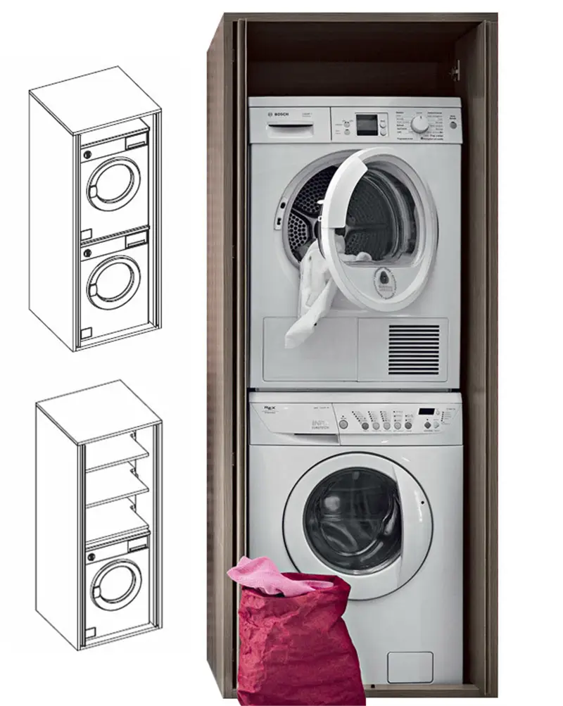 Birex Acqua e Sapone - Colonna Porta lavatrici