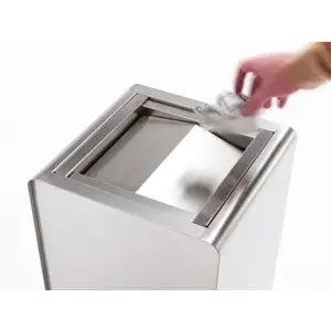 Caimi Brevetti Prisma - Gettacarte con coperchio