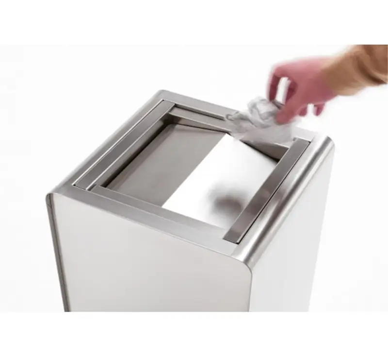 Caimi Brevetti Prisma - Gettacarte con coperchio