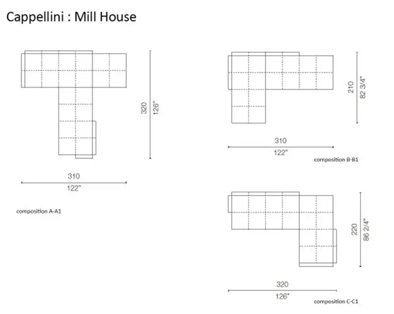 Cappellini Mill Home Divano Modulare