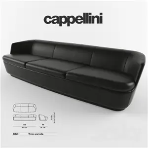 Cappellini Orla Divano Tre Posti