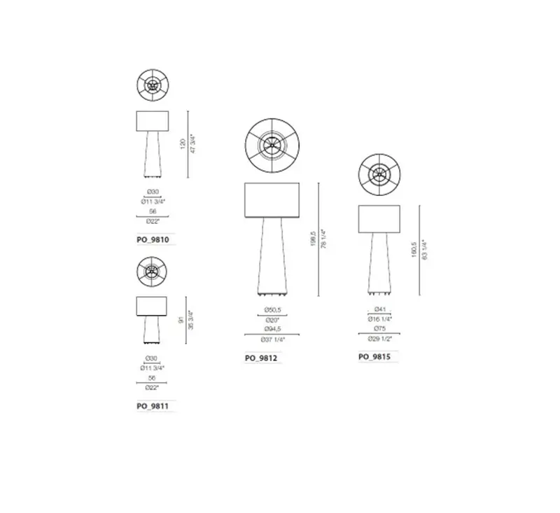 Cappellini Big Shadow Lampada da Tavolo e da Terra