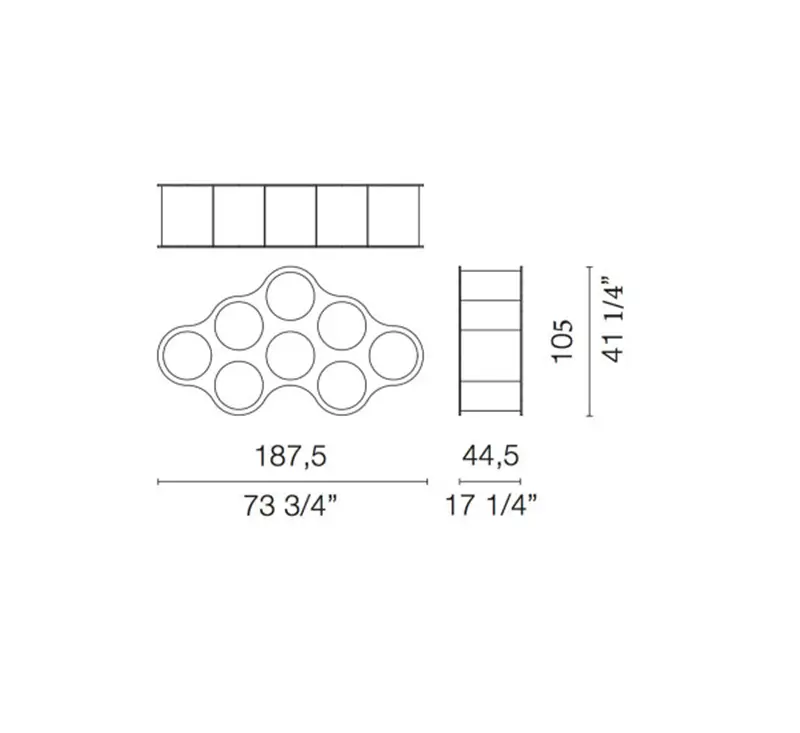 Cappellini Cloud Libreria