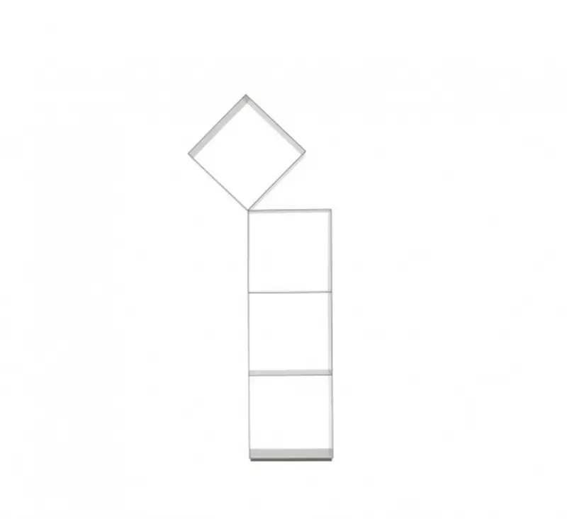 Cappellini Drop Libreria Bifacciale h 140,7