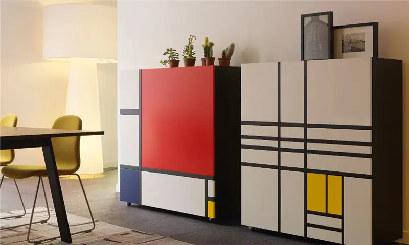 Cappellini Homage to Mondrian mobile contenitore