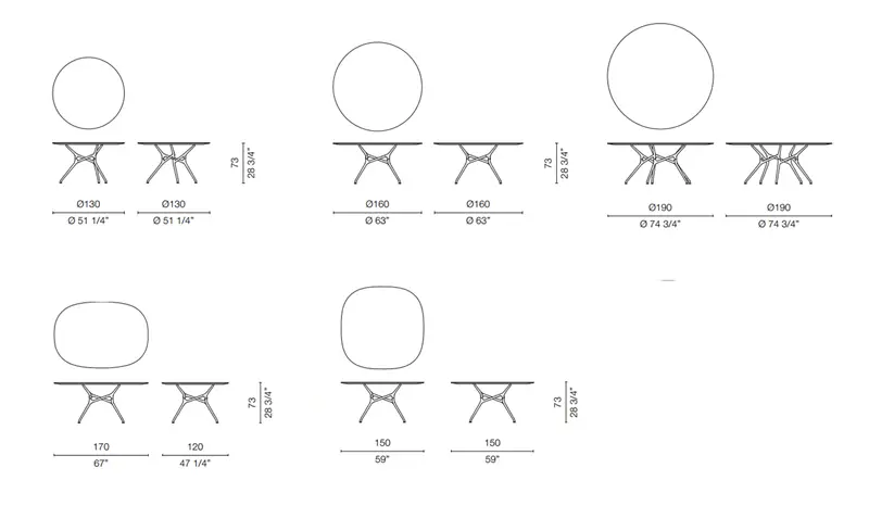 Cappellini Branch Tavolo