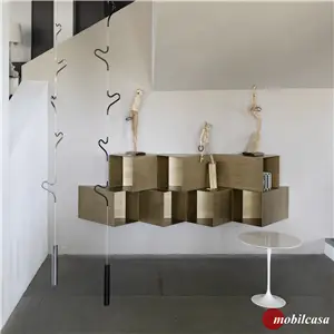 Cattelan Italia Air appendiabiti a soffitto 20x20x250h – Cromo