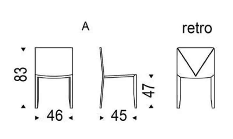 Cattelan Italia Sedia Piuma A