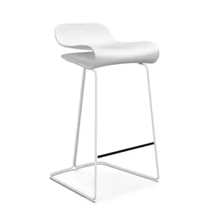 Kristalia BCN coppia di sgabelli bassi - bianco