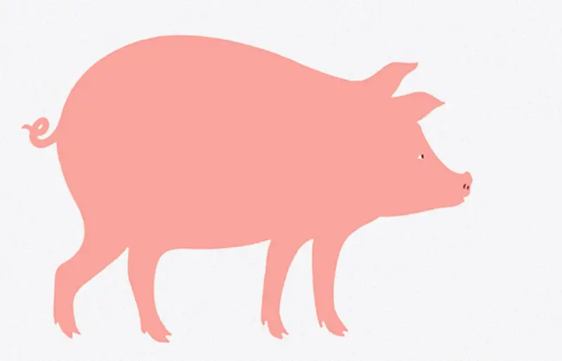 Danese Milano Diciotto, Il Porcello - Serigrafia