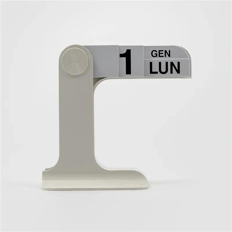 Danese Milano Timor Calendario da tavolo bianco