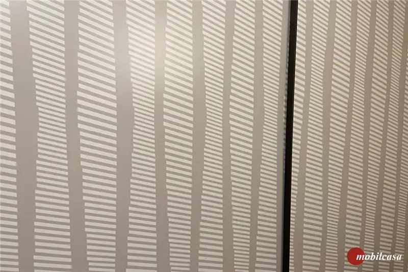 De Rosso Aliante System - cabina armadio L. 258 cm, H. 295 cm, P. 65 cm, con ante stampate in digitale