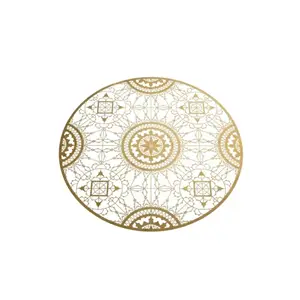 Driade Italic Lace sottopiatto rotondo Ø 34 cm - Ottone