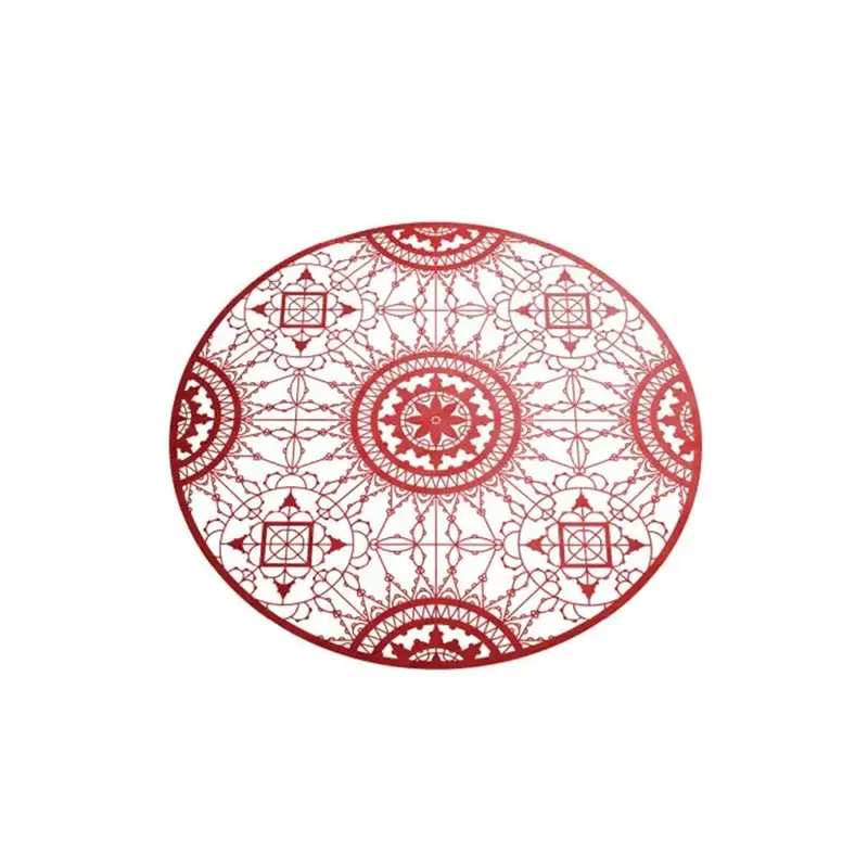 Driade Italic Lace Sottopiatto rotondo Ø 34 cm - Rosso