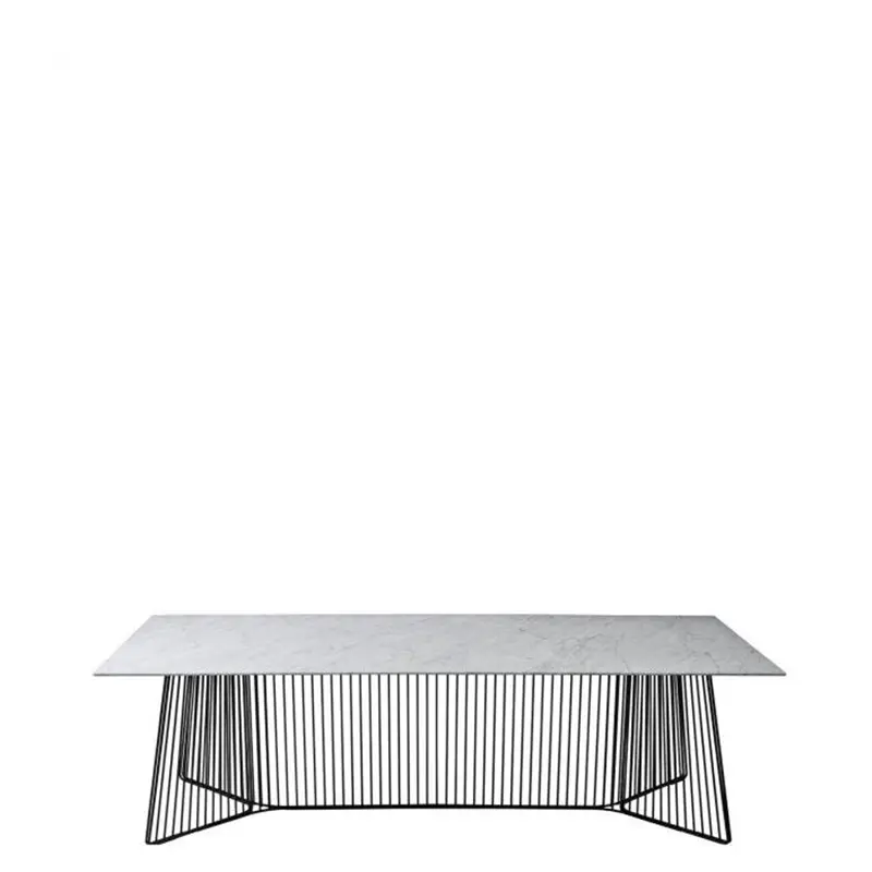 Driade Anapo Marmo Carrara/Acciaio Verniciato L. 250, P. 105, H. 74