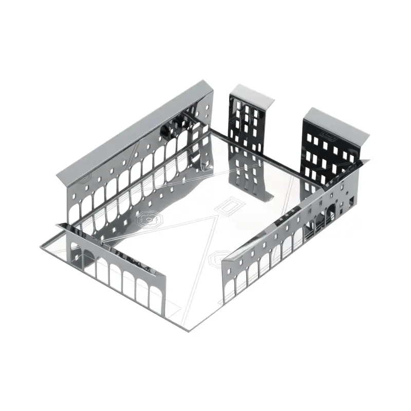 Driade 100 piazze - Firenze Piazza Annunziata Vassoio in acciaio inox