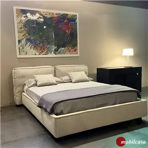 Ditre Flann 2.0 Letto - rete 160x200 cm, Cat. P crema