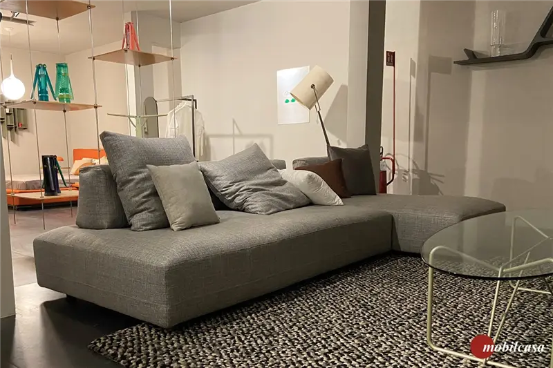 Ditre Sanders divano a composizione - L.325 cm, P.122/168 cm, h. 80 cm