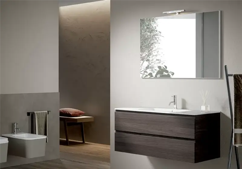 Edoné Easy 01 mobile bagno - 2 cassetti h.24 cm