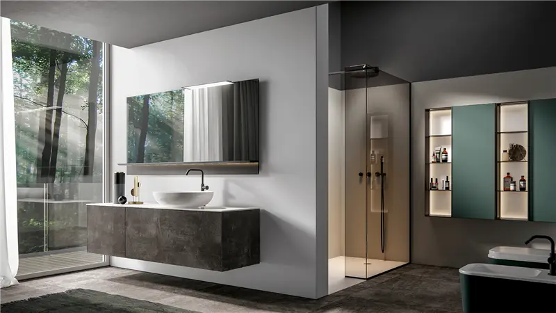 Edoné Enea composizione bagno