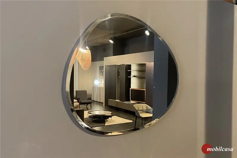 Edoné Specchiera irregolare con bisello con LED - 80 cm