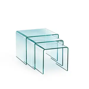 Fiam Rialto Tris composizione a tre tavolini