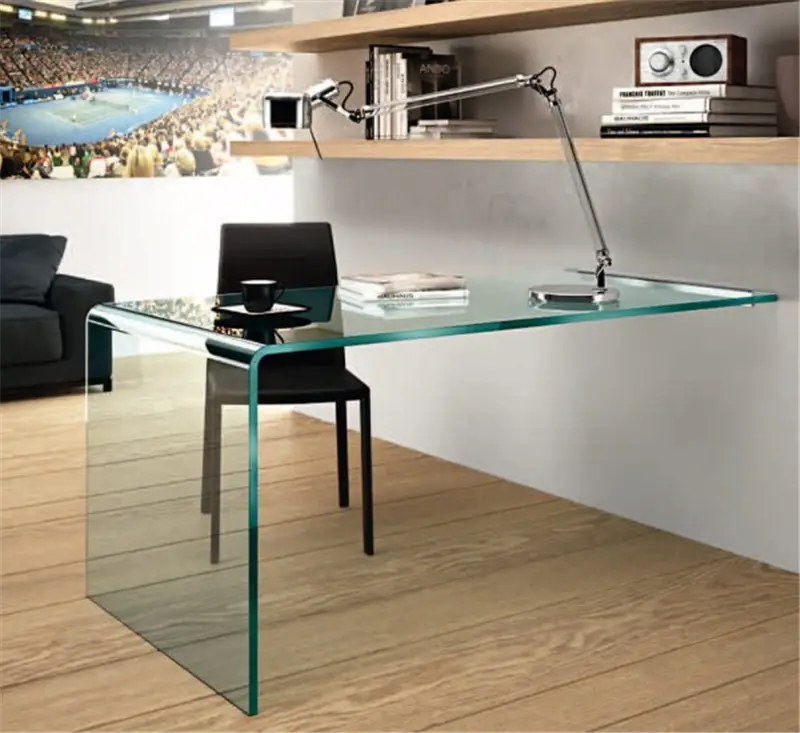 Fiam Rialto L Wall mounted scrivania con supporto a parete