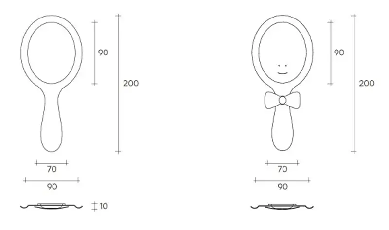 Fiam Lollipop Specchio da parete