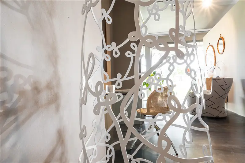 Fiam Rialto scrivania in vetro curvato 120x60 cm