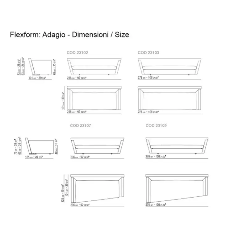 Flexform Adagio Divano