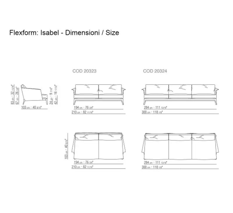 Flexform Isabel Divano