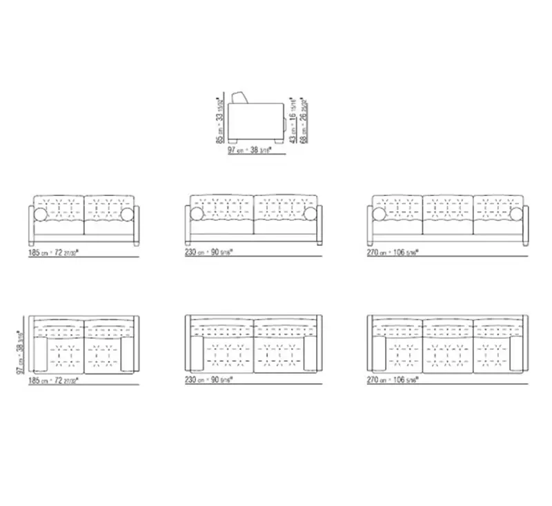 Flexform Le Canapé Divano