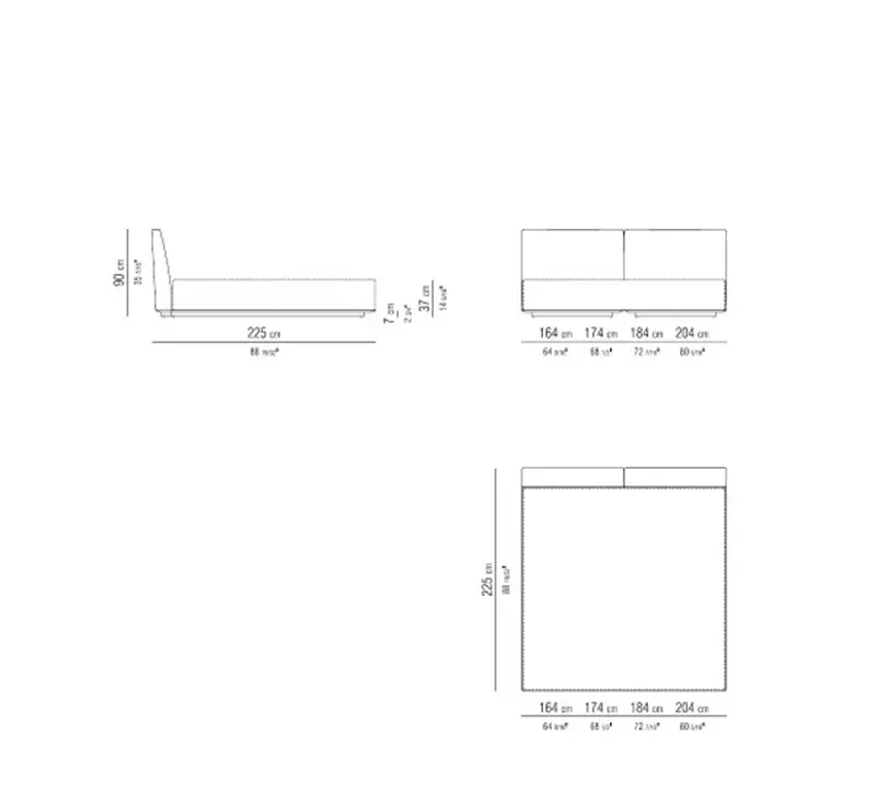 Flexform Grandemare Letto Matrimoniale